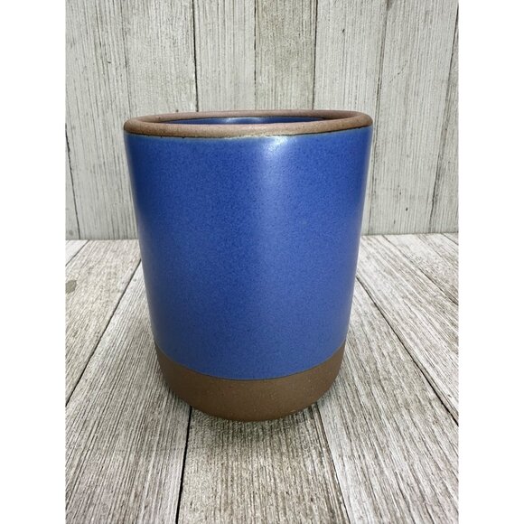 Vtg Style East Fork Pottery Mug Lapis Blue Retired Color 4.25" Tall Set of 2 - Picture 6 of 8